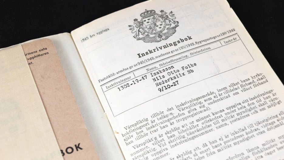 Utdrag från Folke Isakssons arkiv
