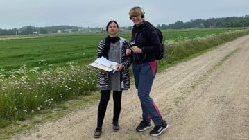 Natuschka Lee och maria Viklands