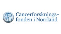 Logotyp Cancerforskningsfonden i Norrland