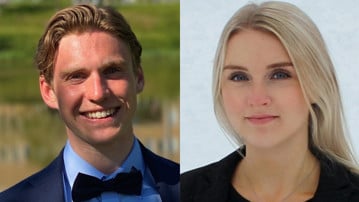 Emil Björkman och Linda Svedmark