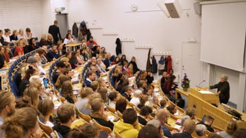 Föreläsning i samhällsvetarhuset med Joan Scott