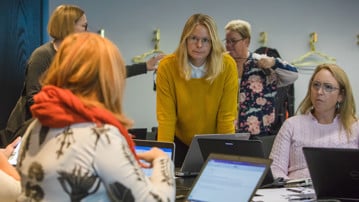 Rektorsprogrammets träff. Foto på deltagarna.