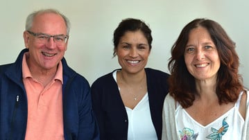 Staffan Karp, Kim Wickman och Madelene Nordlund 