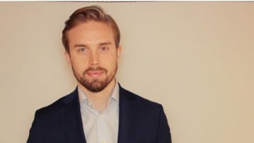 Porträtt på Fredrik Strålberg.