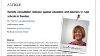 Gerd Petterssons artikel i Education in the North