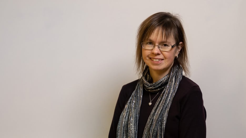 Ingela Granström som studerar till lärare inom VAL, vidareutbildning av lärare.