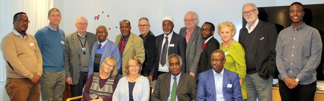 Group photo Somali-Swedish research cooperation