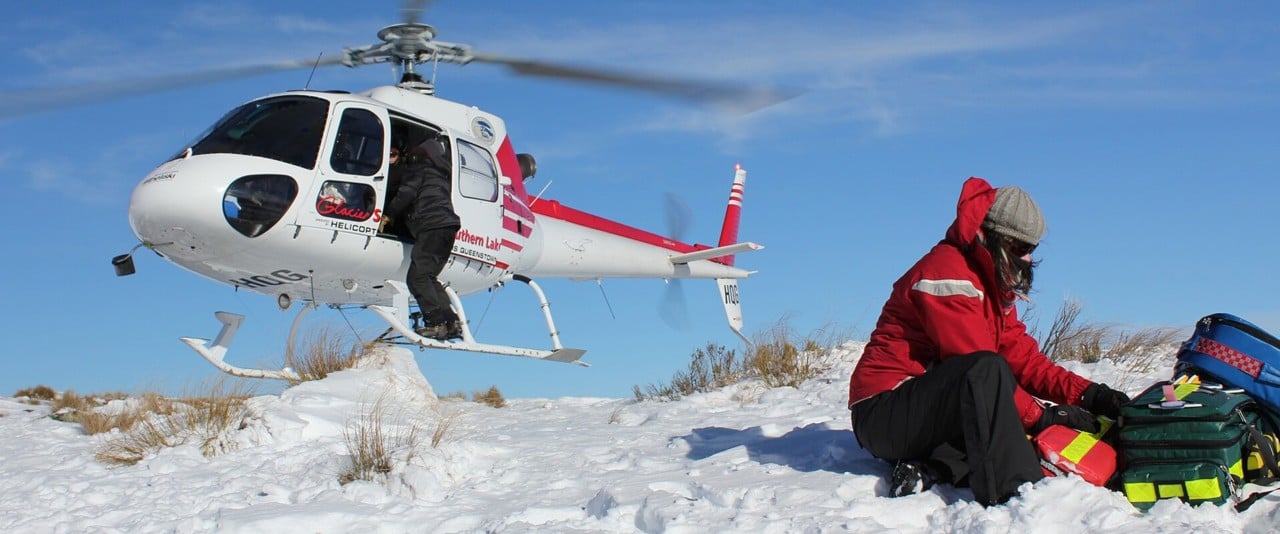 Helikopter på fjäll
