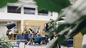 Bild på studenter
