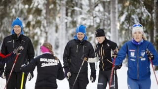 Bild på skidorientering