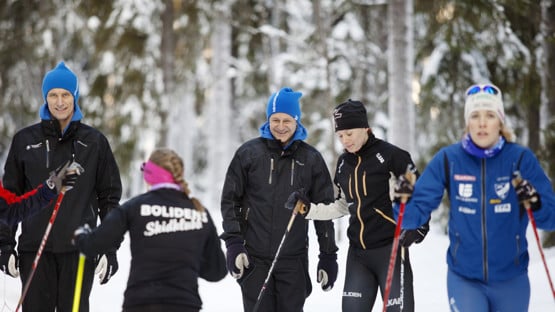 Bild på skidorientering