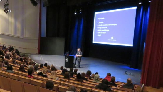 Öppet hus Umeå universitet, Polisutbildningen i Aula Nordica