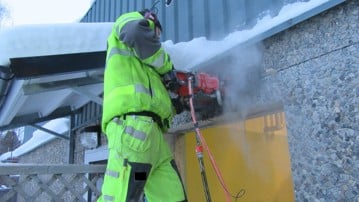 Bild från Byggnadsarbete