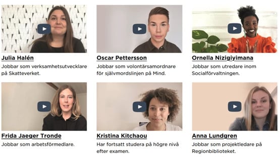 Intervjufilmer till Sociologiprogrammet