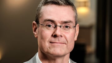 Porträtt av Johan Jansson, professor Handelshögskolan