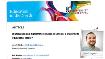 Josef Siljebos artikel i Education in the North