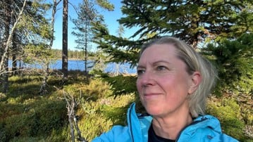 Porträtt på Karin Bölenius, lektor vid institutionen för omvårdnad vid Umeå universitet