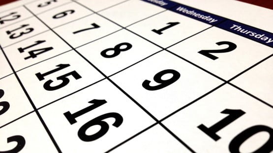 Bild på kalender