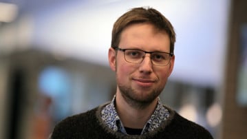 Porträttbild på Lieuwe Jan Hettema