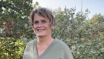 Porträtt på Lena Jutterström, lektor vid institutionen för omvårdnad vid Umeå universitet