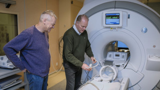 Bild på Edvard Moser och Lars Nyberg