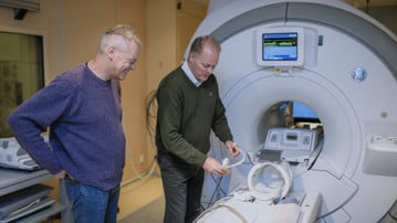 Bild på Edvard Moser och Lars Nyberg
