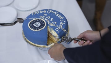 Firande Nobelpriset 2020-10-09