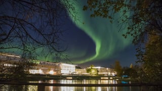Bild på Norrsken över campus