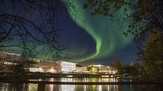Bild på Norrsken över campus