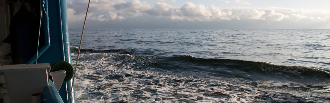 utsikt över havet från fartyget KBV 181