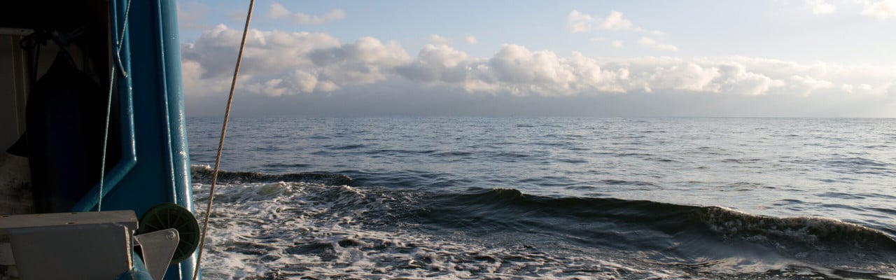 utsikt över havet från fartyget KBV 181
