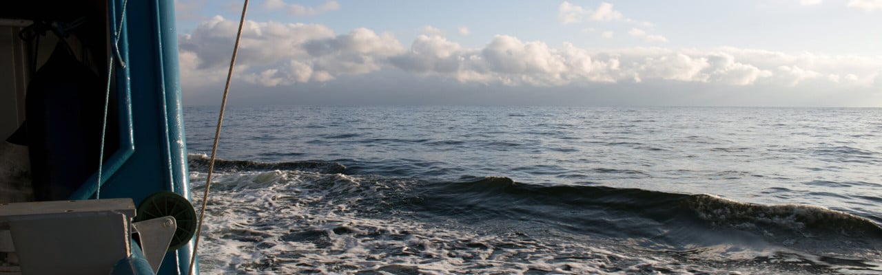 utsikt över havet från fartyget KBV 181