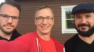 Ola Lindberg, Markus Hällgren och Oscar Rantatalo