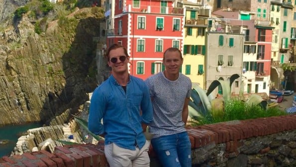 Oskar Andersson var på utlandssstudier vid University of Turin in Italy.