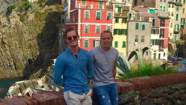 Oskar Andersson var på utlandssstudier vid University of Turin in Italy.