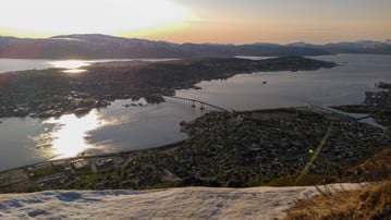Utsikt över Tromsø