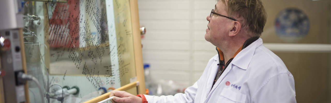 Jyri-Pekka Mikkola, professor vid Kemiska institutionen, Umeå universitet.