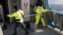 arbete ombord på kustbevakningens fartyg KBV 181