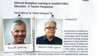 Publikation 2021: David Sjöberg och Robert Holmgren