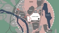 Karta konstnärligt campus