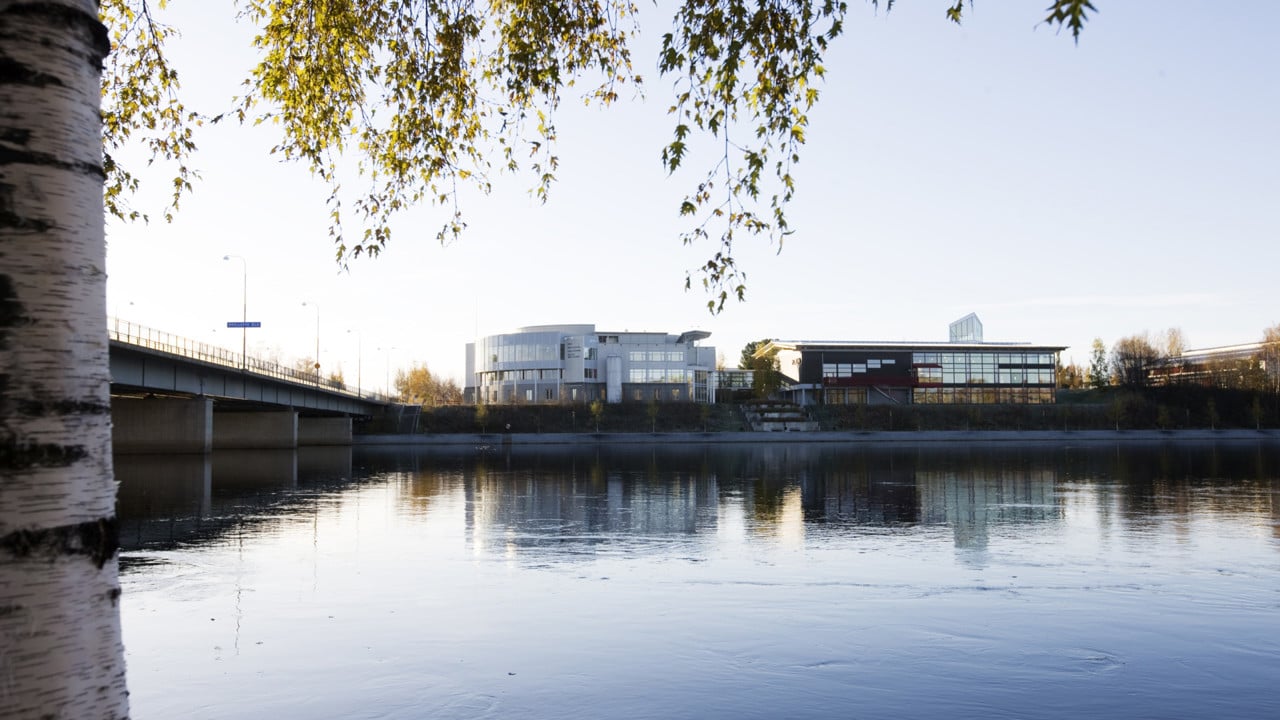 Bild på campus i Skellefteå