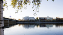 Bild på campus i Skellefteå