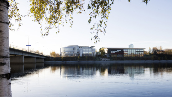 Bild på campus i Skellefteå