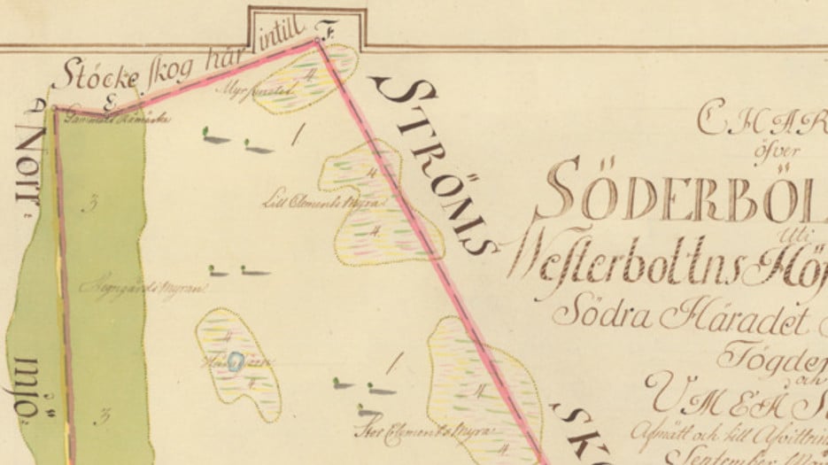 Karta från 1783 