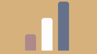 Illustration av tre statistik-staplar
