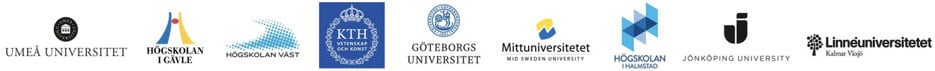 Nine Swedish universities
