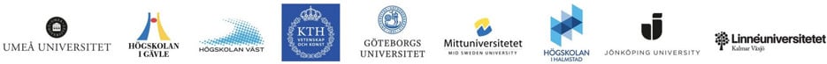 Nio lärosäten