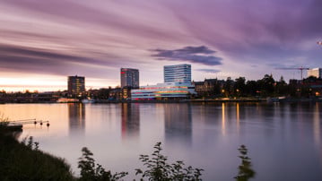 Bild på Umeå skyline