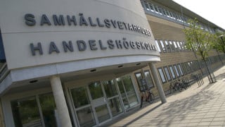 Handelhögskolans fasad