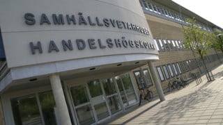 Handelhögskolans fasad